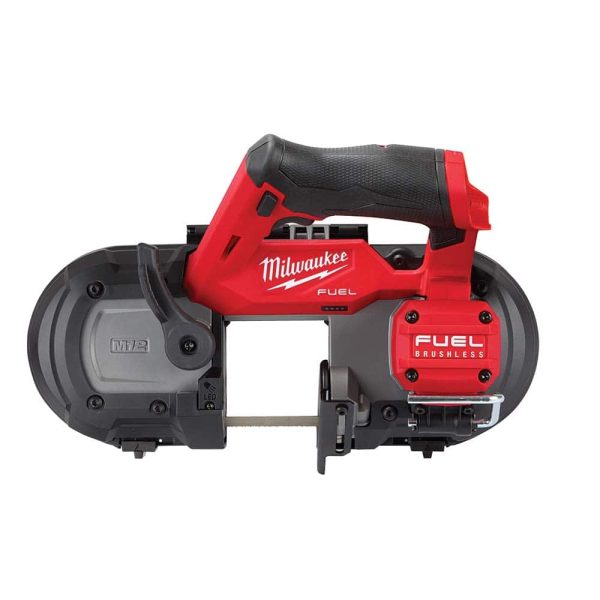 Cordless Portable Bandsaw: 12V, Round: 2-1/2"