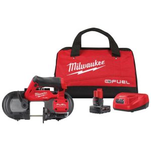 Cordless Portable Bandsaw: 12V, Round: 2-1/2"