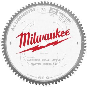 Wet & Dry Cut Saw Blade: 14" Dia, 20" Arbor Hole, 0.126" Kerf Width, 80 Teeth