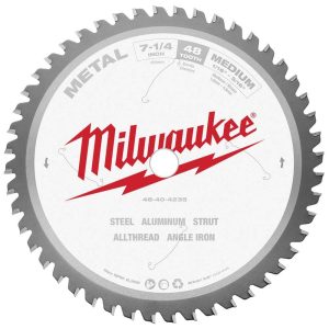 Wet & Dry Cut Saw Blade: 7-1/4" Dia, 5/8" Arbor Hole, 0.071" Kerf Width, 48 Teeth