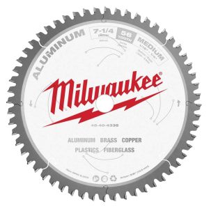 Wet & Dry Cut Saw Blade: 7-1/4" Dia, 5/8" Arbor Hole, 0.079" Kerf Width, 56 Teeth
