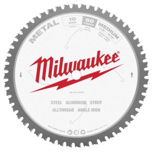 Wet & Dry Cut Saw Blade: 10" Dia, 1" Arbor Hole, 0.079" Kerf Width, 50 Teeth