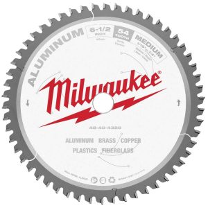 Wet & Dry Cut Saw Blade: 6-1/2" Dia, 5/8" Arbor Hole, 0.071" Kerf Width, 54 Teeth
