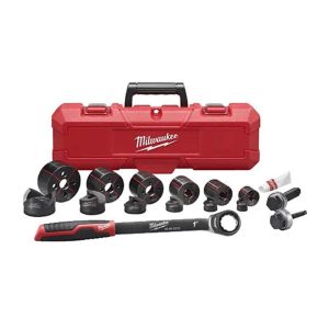 17 Piece, 1/2-2" Punch Hole Diam, Knockout Set