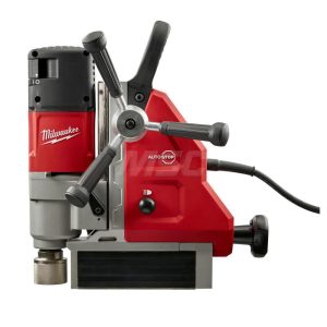Corded Pernament Magnetic Drill: 1-5/8" Chuck, 5-1/8" Travel, 470 to 730 RPM