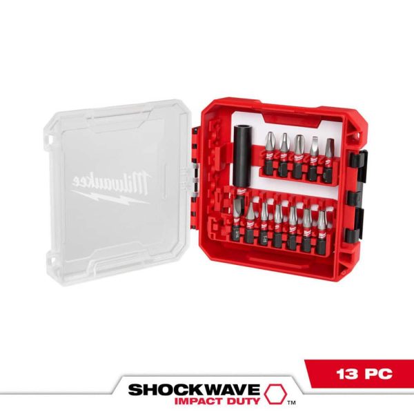 Power & Impact Screwdriver Bit Sets; Bit Type: Hex ; Point Type: Phillips; Slotted; Square; Torx ; Drive Size: 1/4 ; Overall Length (Decimal Inch): 4.5700 ; Phillips Point Size: #2 - #3 ; Blade Width: 1/4 in