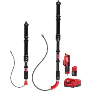 Electric & Gas Drain Cleaning Machines; Machine Type: Drum ; For Use With: Urinal and Toilet ; For Minimum Pipe Size: 0.375in ; For Maximum Pipe Size: 0.5in ; Overall Length: 4.00 ; Overall Width: 0