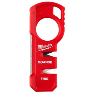 Knife Accessories; Type: Knife Sharpener ; For Use With: Knives ; Material: Plastic; Tungsten Carbide ; Color: Red ; Overall Width: 1 ; Overall Height: 3.625in