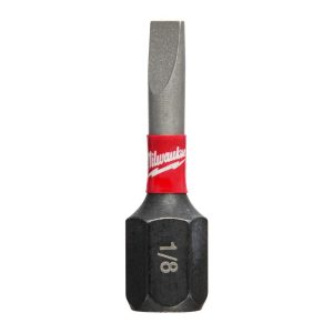 Slotted Screwdriver Bits; Blade Width (mm): 2.9in ; Drive Size (Inch): 0.125in ; Blade Thickness: 2.9in ; Blade Thickness (Decimal Inch): 2.9in ; Material: Steel ; Overall Length (Inch): 1.00