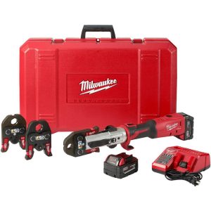Benders, Crimpers & Pressers; Type: Pressing Kit ; Crimper Type: Press Tool Kit ; Maximum Pipe Capacity (Inch): 1 ; Batteries Included: Yes ; Overall Length (Inch): 18-3/8in ; Number Of Batteries: 2