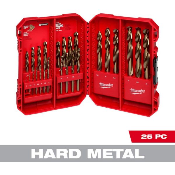 Drill Bit Sets; Drill Bit Set Type: Hex Shank Drill Bits ; Tool Material: Titanium ; Shank Type: Hex; Straight ; Coating/Finish: (TiN) ; Point Type: Standard; Straight