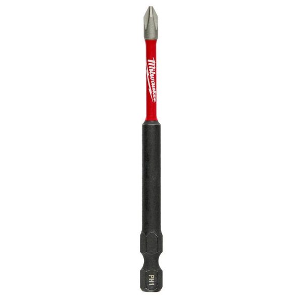 Power & Impact Screwdriver Bits & Holders; Bit Type: Philips; Power Bit ; Hex Size (Inch): 1/4 ; Drive Size: 1/4 ; Body Diameter (Inch): 1/4 ; Phillips Size: #1 ; Overall Length (Inch): 3-1/2