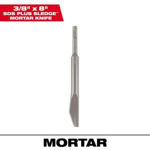 Hammer & Chipper Replacement Chisels; Chisel Type: Mortar Scraper ; Head Width (Inch): 3/8 ; Shank Length (Inch): 1 ; Shank Diameter (mm): 10.0000 ; Drive Type: SDS Plus ; Shank Shape: SDS Plus