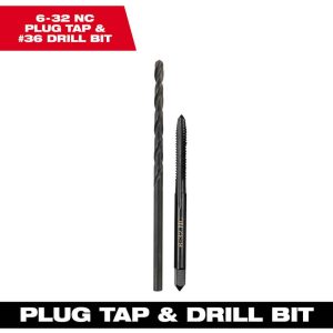 Tap & Drill Sets; Maximum Drill Size (Wire): #36 ; Minimum Drill Size (Wire): #36 ; Tap Type: Standard Hand ; Tap Coating/Finish: Oxide ; Tap Material: High Carbon Steel ; Drill Material: High Carbon Steel