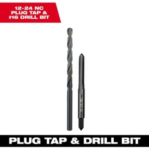 Tap & Drill Sets; Maximum Drill Size (Wire): #16 ; Minimum Drill Size (Wire): #16 ; Tap Type: Standard Hand ; Tap Coating/Finish: Oxide ; Tap Material: High Carbon Steel ; Drill Material: High Carbon Steel