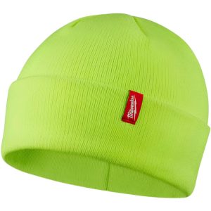 Balaclavas; Garment Style: Beanie ; Coverage: Head ; Size: Universal ; Color: High-Visibility Yellow ; Material: Polyester; Spandex