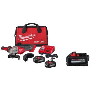 4-1/2" Wheel Diam, 8500 RPM, Corded Angle Grinder