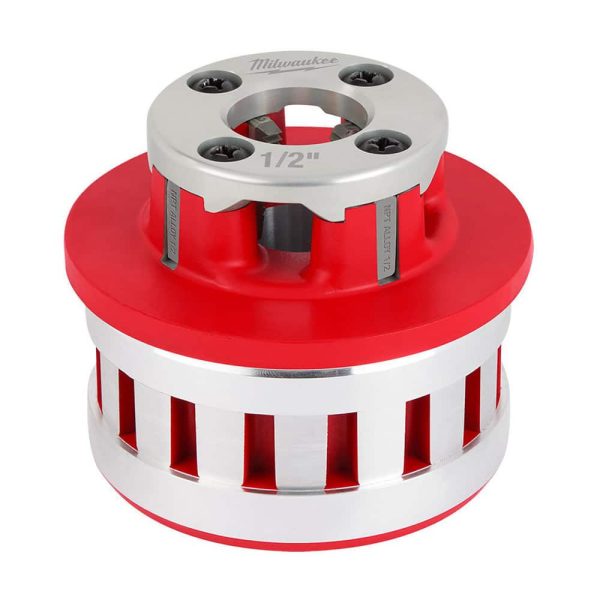 Pipe Threader Die Heads; For Pipe Size: 1/2 in ; Thread Type: NPT ; Material: Aluminum ; Opening Type: Manual