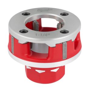 Pipe Threader Die Heads; For Pipe Size: 1-1/4 in ; Thread Type: NPT ; Material: Aluminum ; Opening Type: Manual