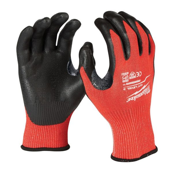 Cut & Puncture Resistant Gloves; Glove Type: Cut & Puncture-Resistant ; Coating Coverage: Palm & Fingertips ; Coating Material: Nitrile ; Primary Material: HPPE Blend; Nylon ; Gender: Unisex ; Men's Size: X-Large