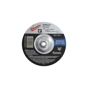 Depressed Center Wheel: Type 27, 9" Dia, Aluminum Oxide