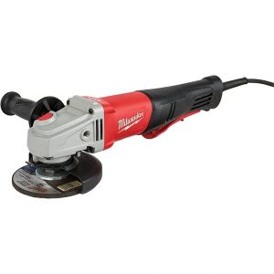 Corded Angle Grinder: 5" Wheel Dia, 12,000 RPM, 5/8-11 Spindle