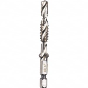 Combination Drill Tap: 5/16-18, Medium, 3 Flutes, Alloy Steel