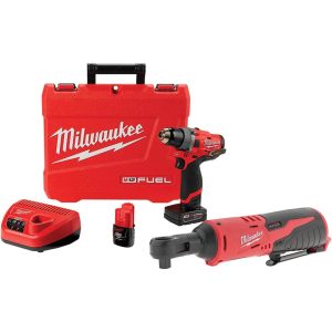 Cordless Drill: 12V, 1/2" Chuck, 0 to 1,700 RPM