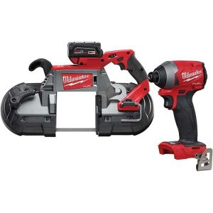 Cordless Portable Bandsaw: 18V, 44-7/8" Blade, 380 SFPM, Round: 5"