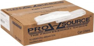 Household Trash Bag: 10 gal, 0.31 mil, Pack of (1,000)