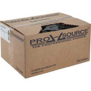 Trash Bag: 7 to 10 gal, 1 mil, Pack of (500)