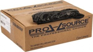 Household Trash Bag: 45 gal, 0.6 mil, Pack of (250)