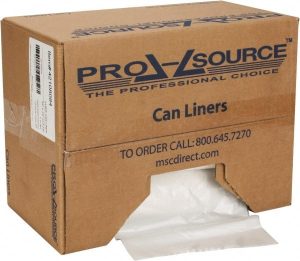 Trash Bag: 33 gal, 1.1 mil, Pack of (250)