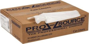 Household Trash Bag: 30 gal, 0.6 mil, Pack of (250)
