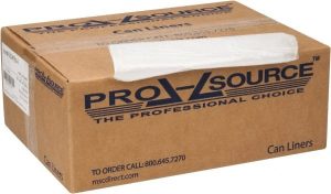 Household Trash Bag: 45 gal, 0.63 mil, Pack of (250)