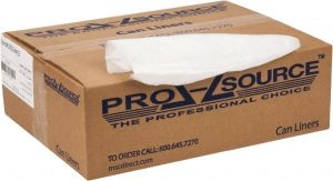 Household Trash Bag: 45 gal, 0.6 mil, Pack of (250)