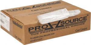 Household Trash Bag: 45 gal, 0.39 mil, Pack of (250)