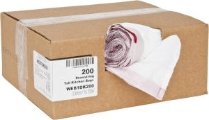 Household Trash Bags: 13 gal, 0.9 mil, 200 Pack