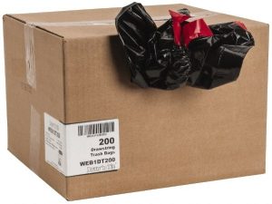 Household Trash Bags: 30 gal, 1.2 mil, 200 Pack
