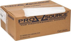Household Trash Bag: 60 gal, 0.67 mil, Pack of (200)