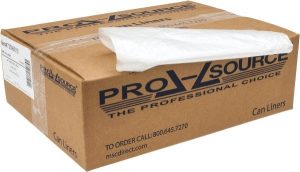 Household Trash Bag: 56 gal, 0.55 mil, Pack of (200)