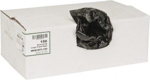 Household Trash Bags: 33 gal, 1.2 mil, 150 Pack