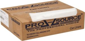 Household Trash Bag: 45 gal, 0.8 mil, Pack of (125)