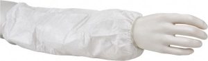 100 Pairs Size 7-1/4, White Tyvek Disposable Sleeves