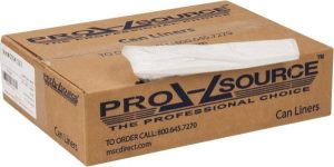 Household Trash Bag: 60 gal, 0.8 mil, Pack of (100)