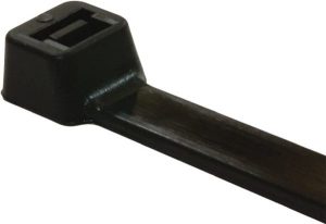 Cable Tie Duty: 6.3" Long, Black, Nylon, Standard