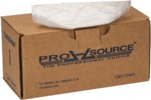Trash Bag: 60 gal, 1.8 mil, Pack of (100)