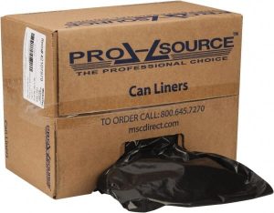 Trash Bag: 60 gal, 2 mil, Pack of (100)