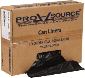 Trash Bag: 56 gal, 1.1 mil, Pack of (100)