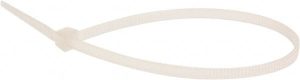 Cable Tie Duty: 6.3" Long, Natural, Nylon, Standard